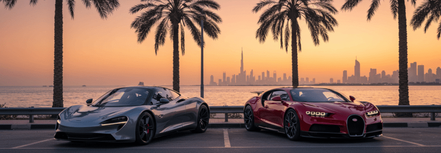 Dubai is the ultimate destination to drive a McLaren or Bugatti