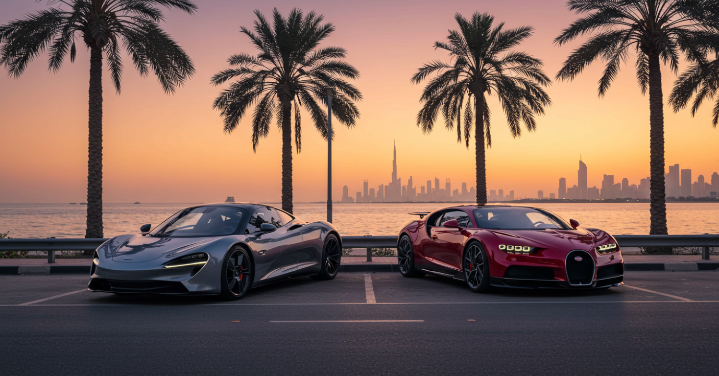 Dubai is the ultimate destination to drive a McLaren or Bugatti