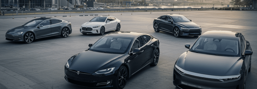 Renting an Electric Luxury Car in Dubai