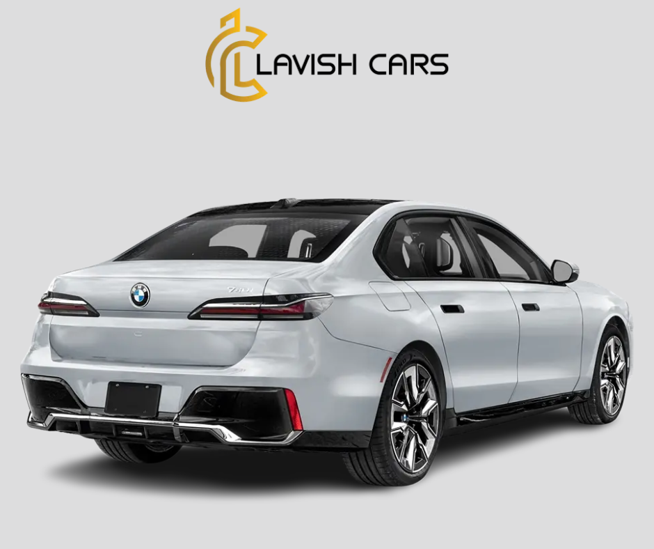 Rent BMW 7 Series back view