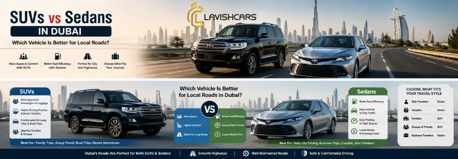 SUV vs Sedan in Dubai: Which Vehicle Is Better for Local Roads