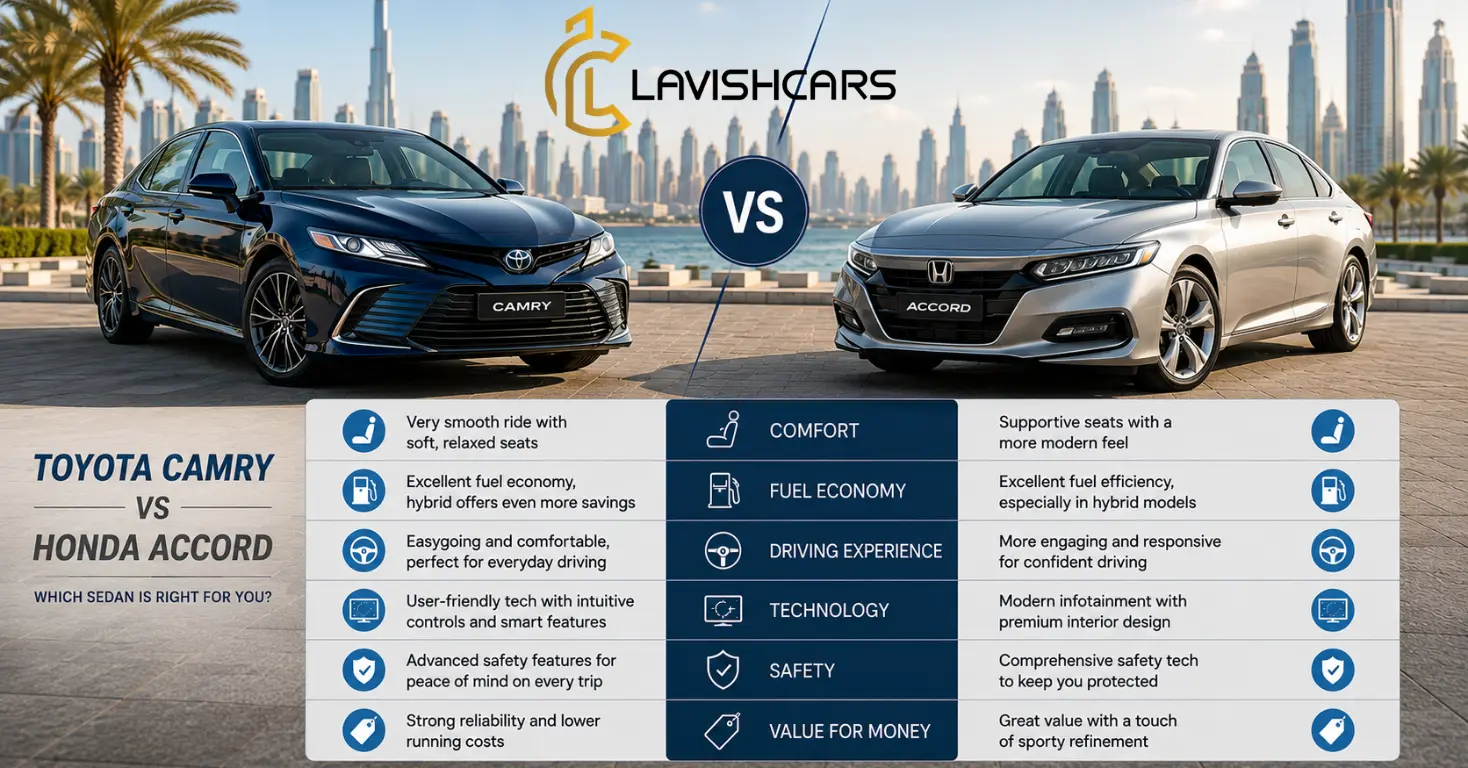 Toyota Camry vs Honda Accord