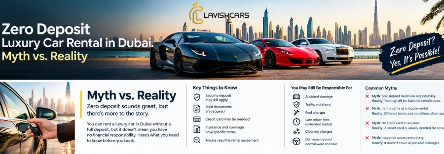 Zero Deposit Luxury Rentals in Dubai